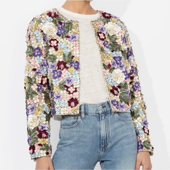Alice + Olivia Jackets & Blazers - Alice + Olivia 
KIDMAN EMBELLISHED TWEED JACKET
